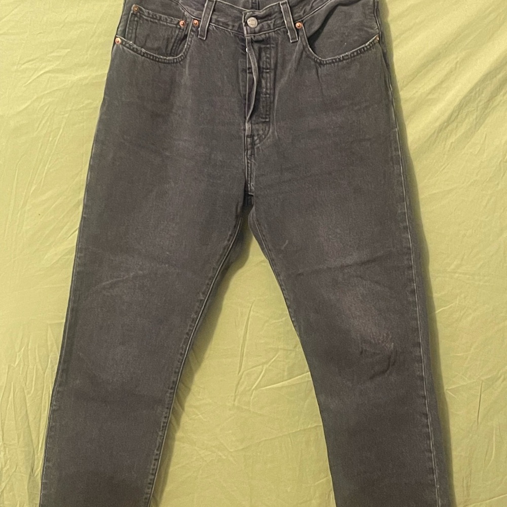 Levi's Gray Straight Jeans Classic Denim